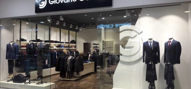 Второй магазин мужской одежды Giovane Gentile в Киеве открылся в ТРЦ Gulliver