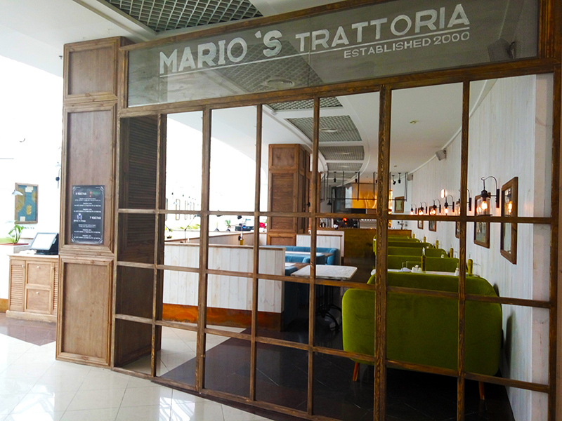 Ресторан Mario’s Trattoria у новому форматі почав роботу в ТЦ Globus