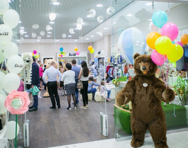 Бренд Steiff відсвяткував свій перший рік роботи в Україні