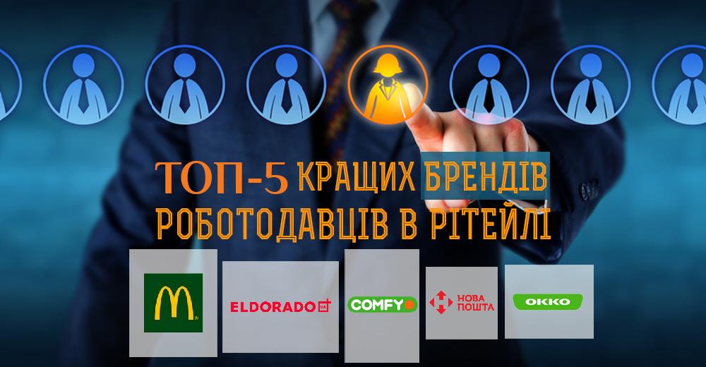 Версія Delo.ua: топ-5 кращих брендів роботодавців в українському рітейлі