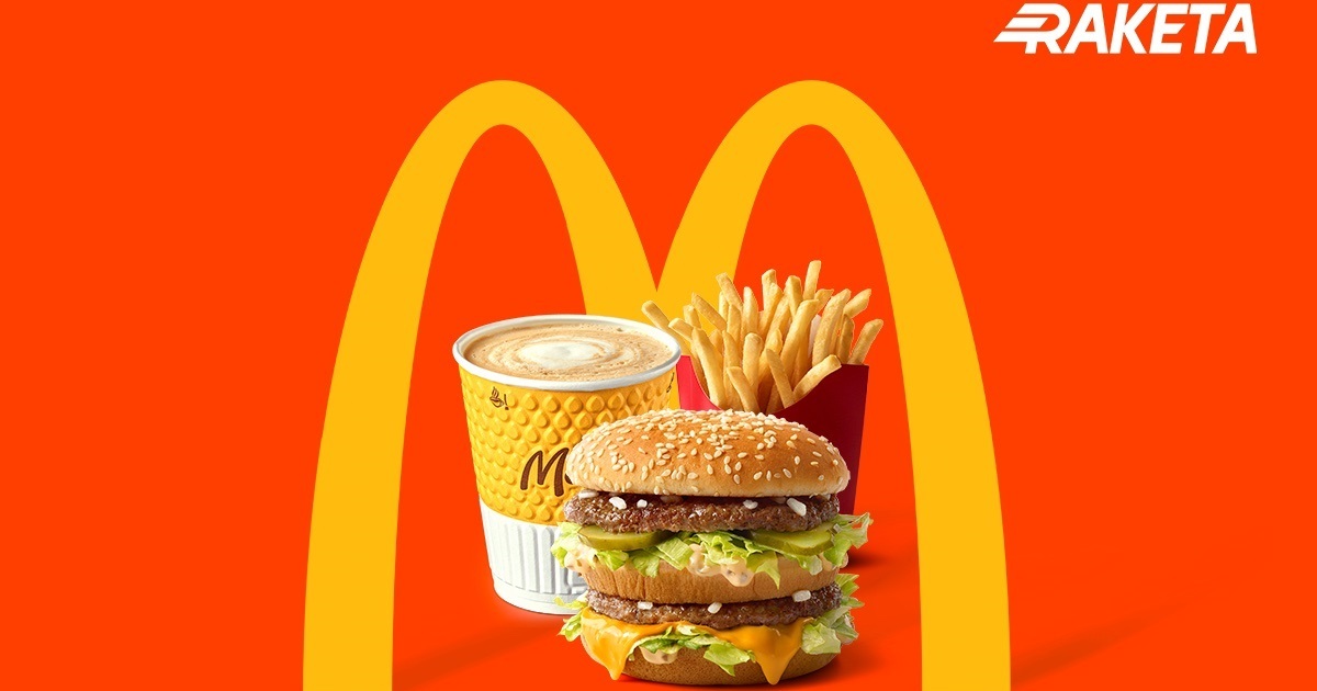 Потіснити Glovo: McDonald’s в Україні запускає доставку за допомогою служби Raketa