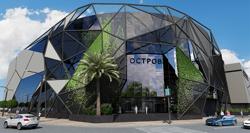 The second phase of ‘Ostrov’ shopping and entertainment centre in Odessa has been enriched by the well-known brands