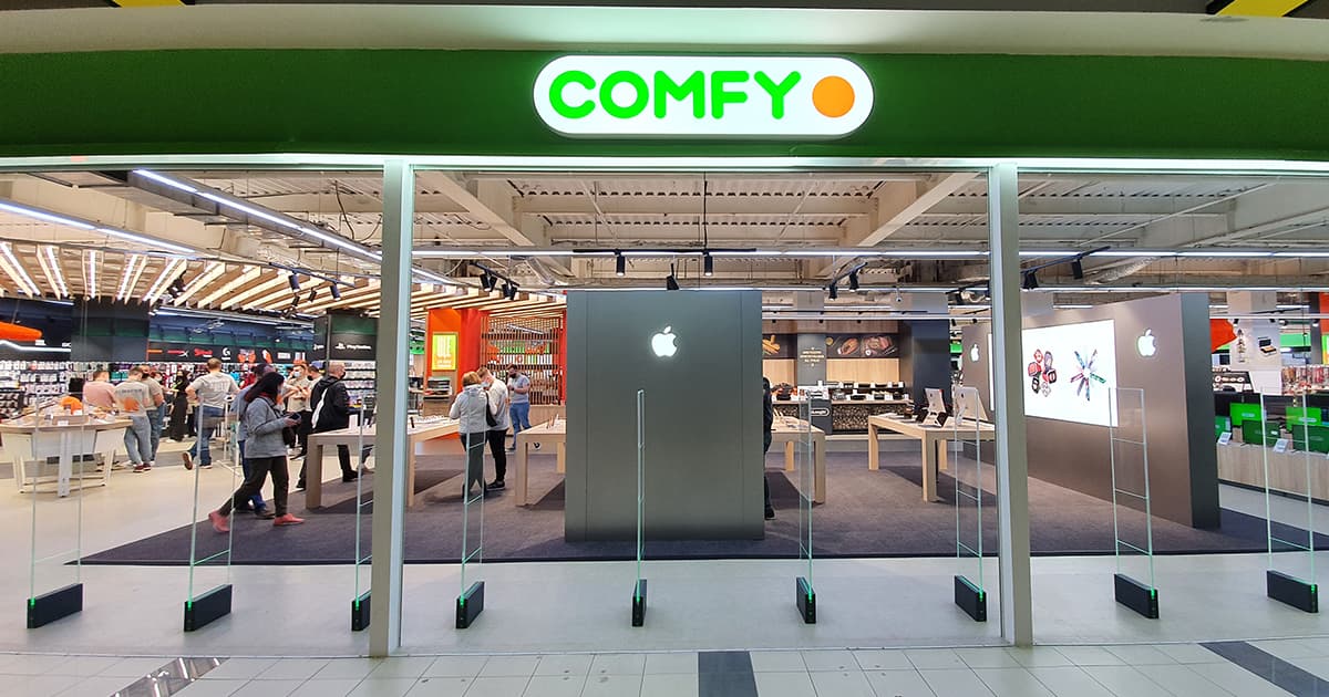 Comfy открыл крупнейший Apple shop в Украине (фотообзор)