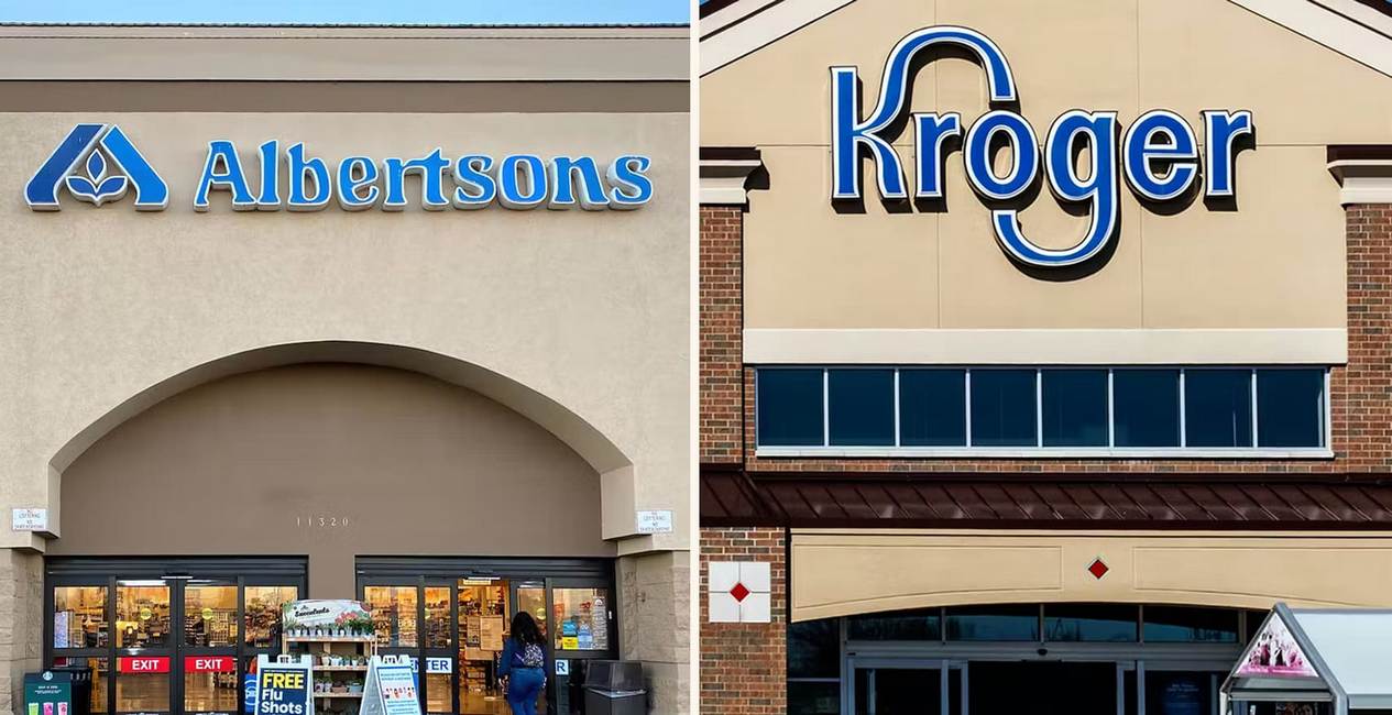 Сети супермаркетов Kroger и Albertsons планируют слиться, чтобы создать продуктового гиганта США