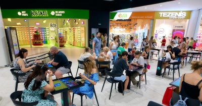 Interactive food court: new opportunities for stores in Shopping malls