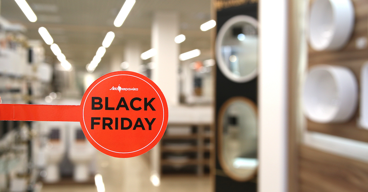 Black Friday в мережі магазинів Лео Кераміка: справжні знижки до 60 %