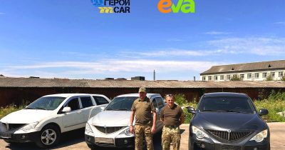 Eva та ГеройCar передали три потужних пікапи Сухопутним військам ЗСУ