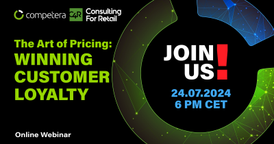 We invite you to the joint webinar of Consulting for Retail and Competera Pricing Platform «The Art of Pricing: Winning Customer Loyalty»