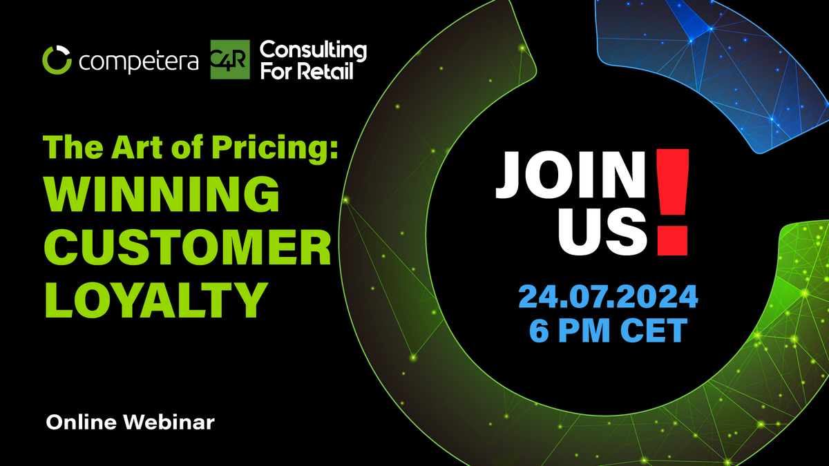 We invite you to the joint webinar of Consulting for Retail and Competera Pricing Platform «The Art of Pricing: Winning Customer Loyalty»