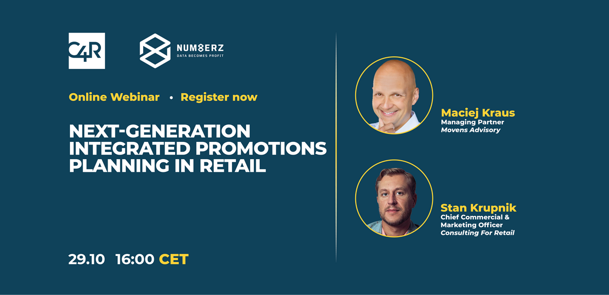 Consulting for Retail оголошує про проведення ексклюзивного вебінару «Next-Generation Integrated Promotions Planning in Retail»