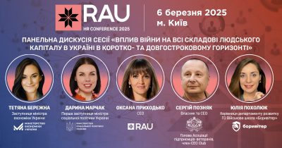 RAU HR Conference panel discussion: The impact of war on all components of human capital in Ukraine in the short and long term