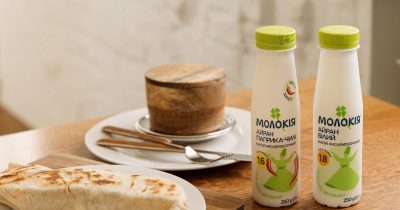Молокія випустила новинки — айран білий та айран паприка-чилі