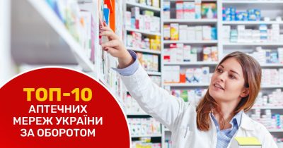 Топ-10 аптечних мереж за товарообігом та інші підсумки фармринку-2023